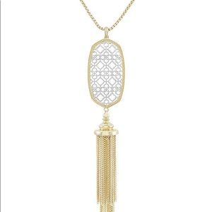 Kendra Scott Rayne Filigree Necklace - Gold/Silver